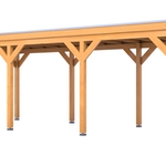 Douglas overkapping, 302 x 735 cm Verando, Origin